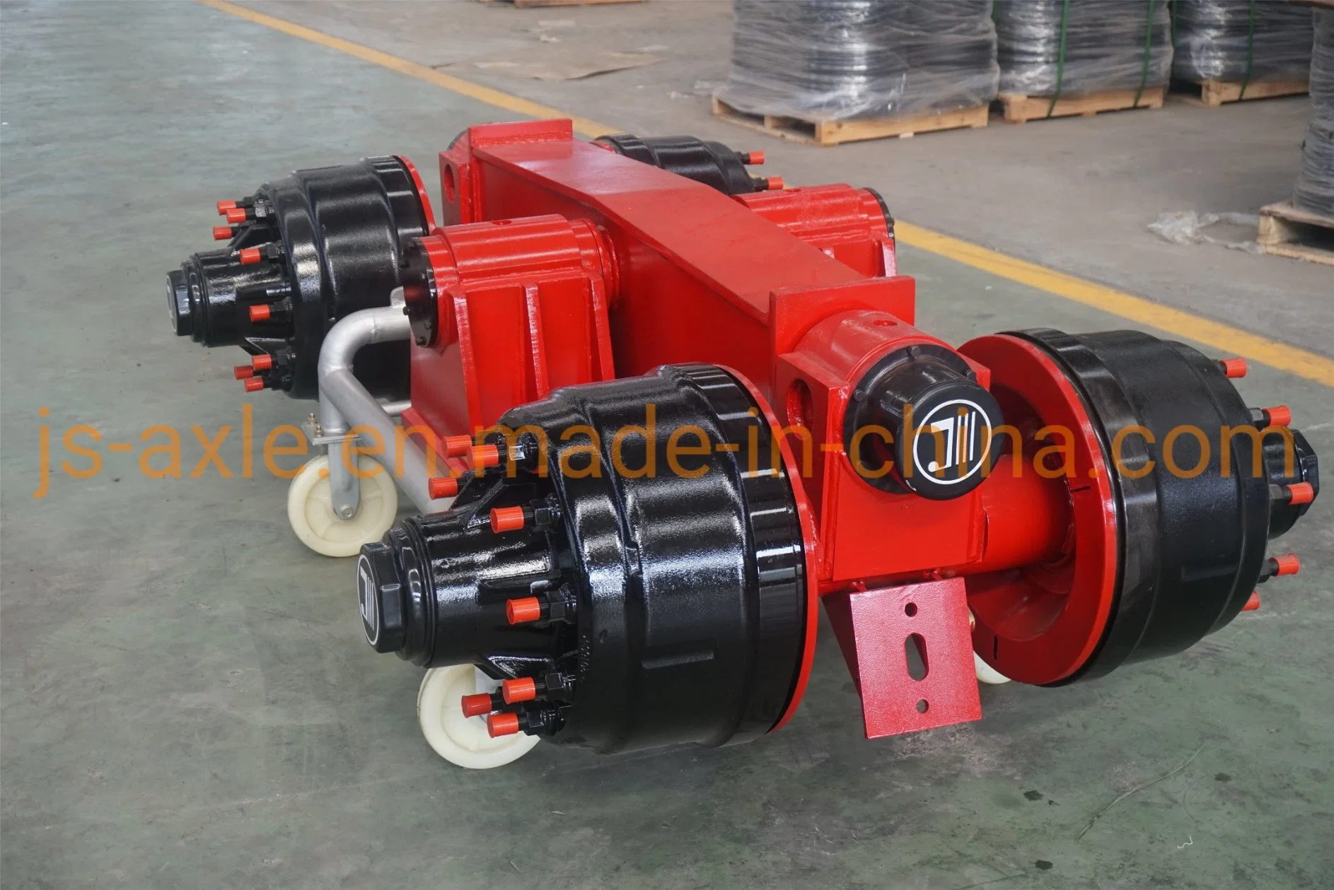 OEM 2 Line 4 Axle Bogie Suspension Axle for Trailer