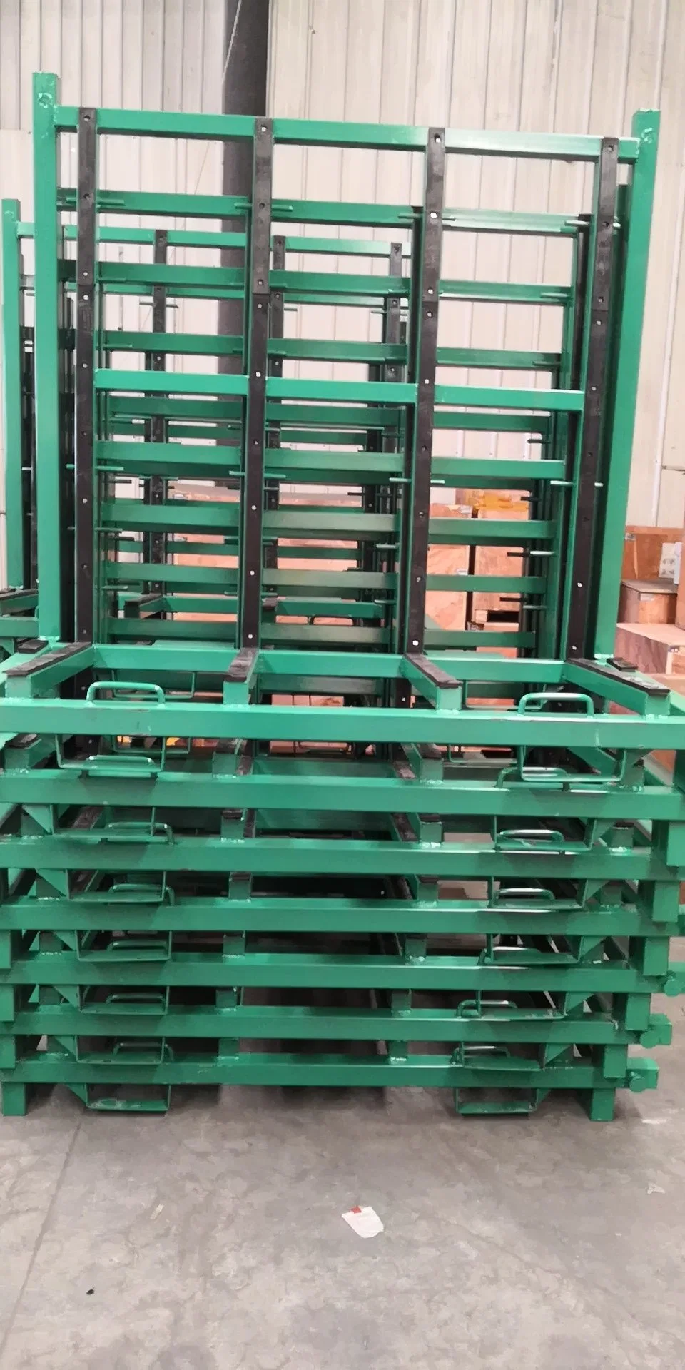 Warehouse Glass Logistic Stack Glass L Rack Frame