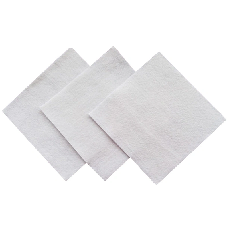 Pet White Nonwoven Needle Punched Geotextile, Customized Short/Long Fabric Textile