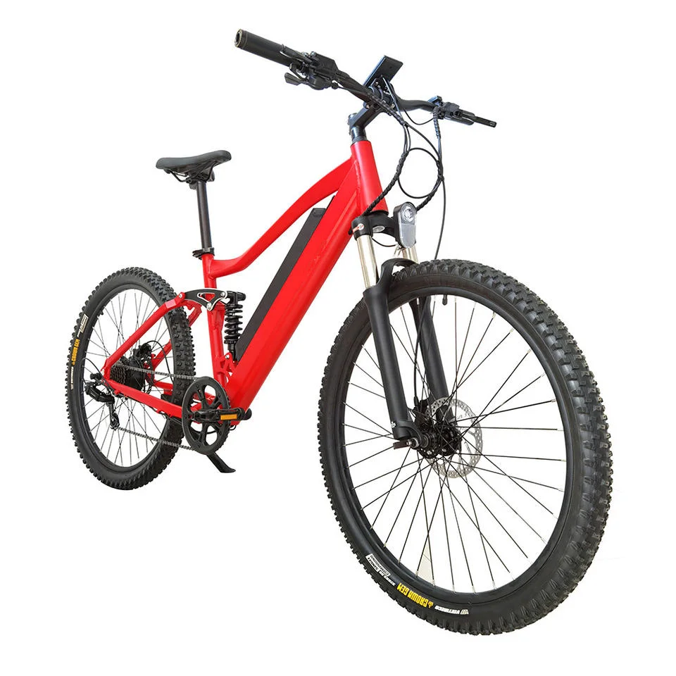 2023 New Mayebikes Dual Suspension Electric Bicycle 27.5'' 350W Mountain Ebike Aluminum Alloy Electric Mountain Bike