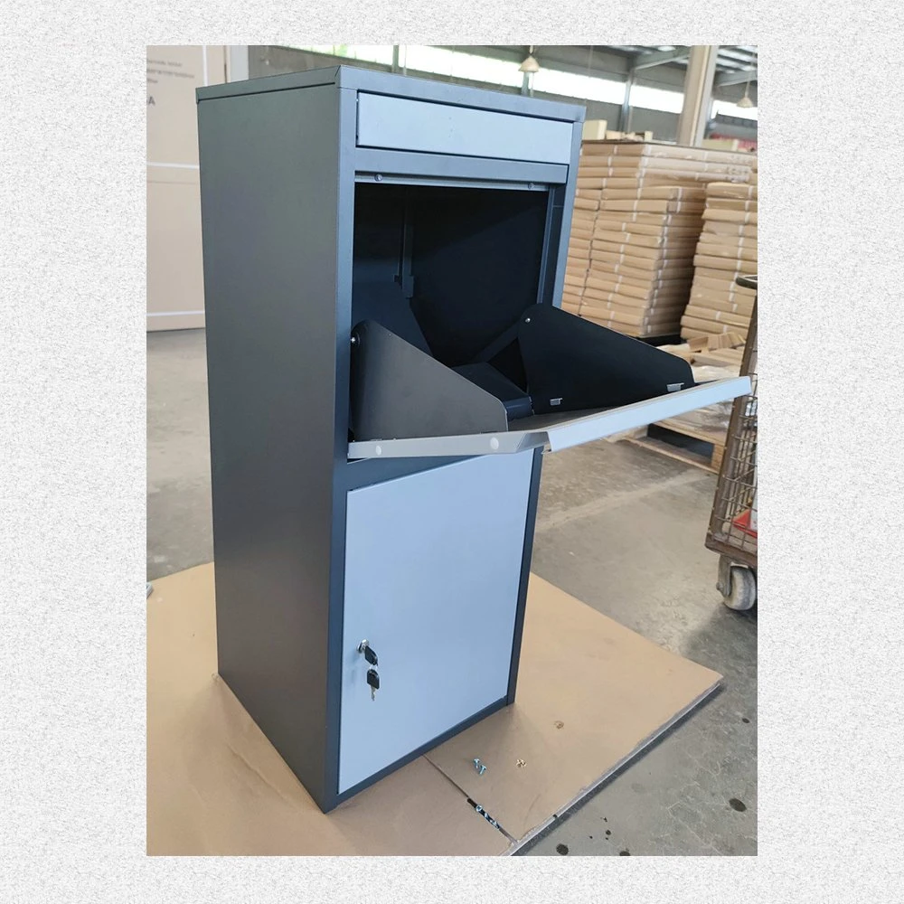 Fas-158 Steel Parcel Post Mail Box Wholesale/Supplier Outdoor Delivery Drop Box Letter Safe Parcel Box