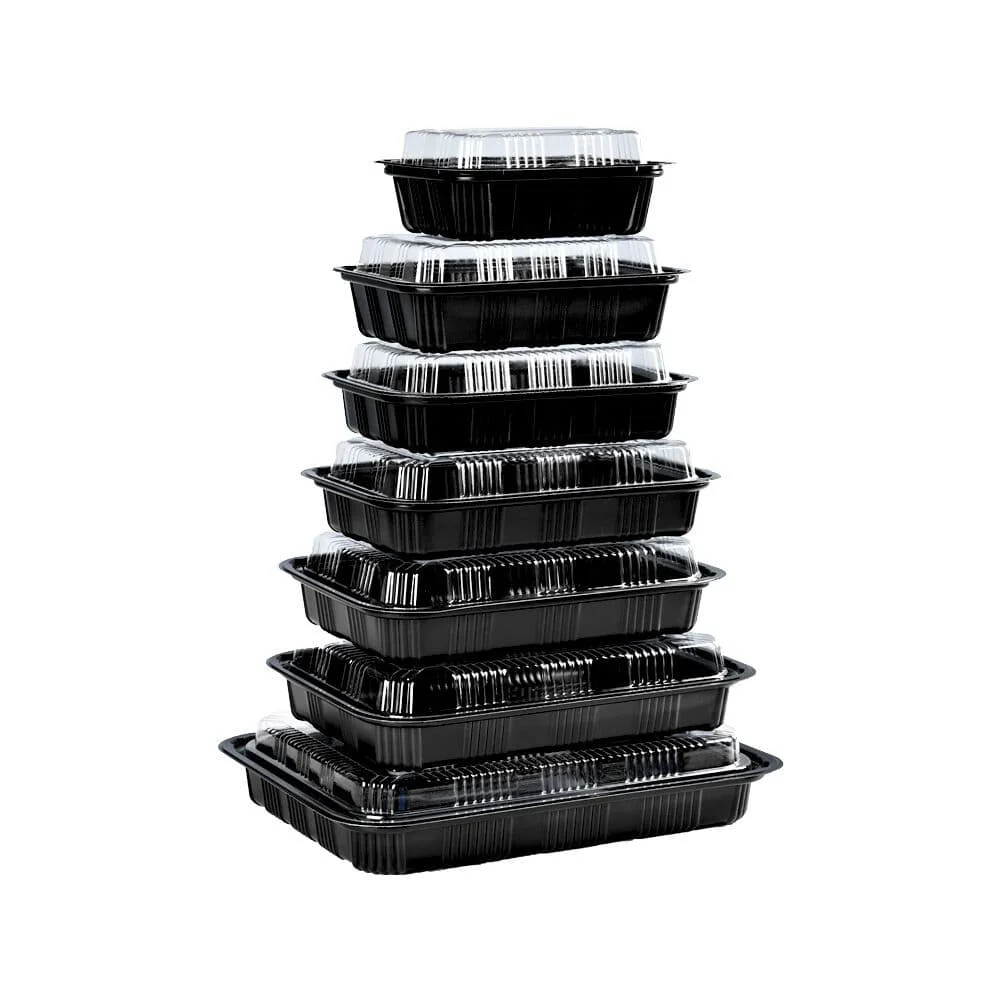 Disposable Plastic Takeaway Meal Salad Storage Lunch Box