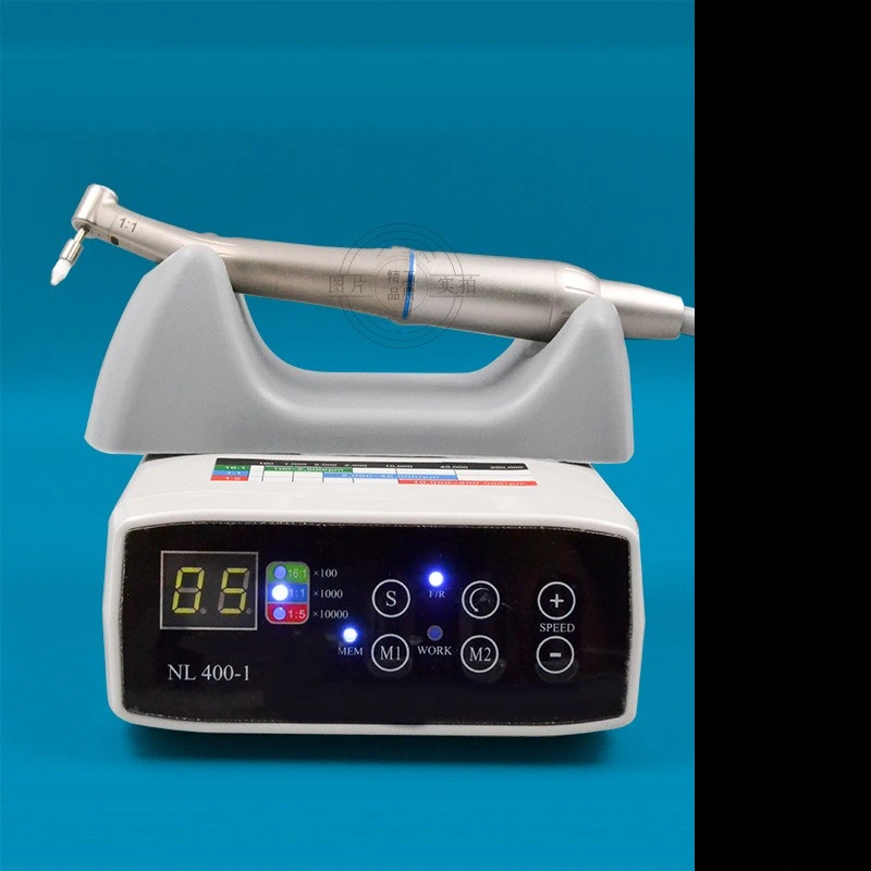 Dental Electric Motor LED محرك كهربائي منخفض السرعة من دون فرشاة موتور منخفض السرعة كهربائي الأسنان 1: 5 LED ضوئي زاوية كونترا