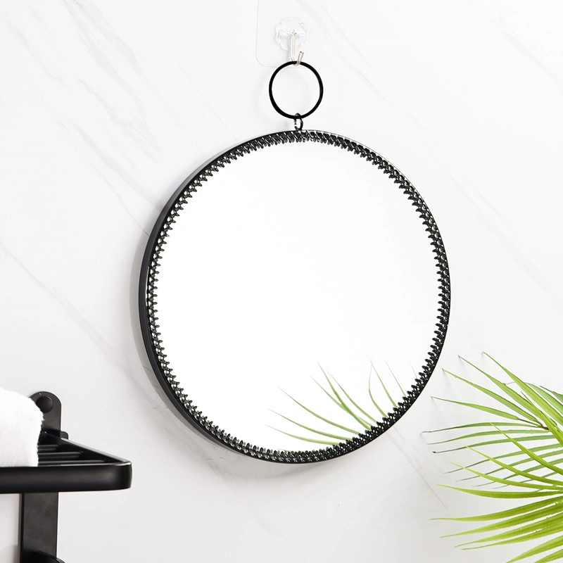 Wall-Mounted cuarto de baño de hierro forjado Espejo espejo decorativo se puede colgar el escritorio espejo de maquillaje Wall-Mounted lavabo espejo del baño