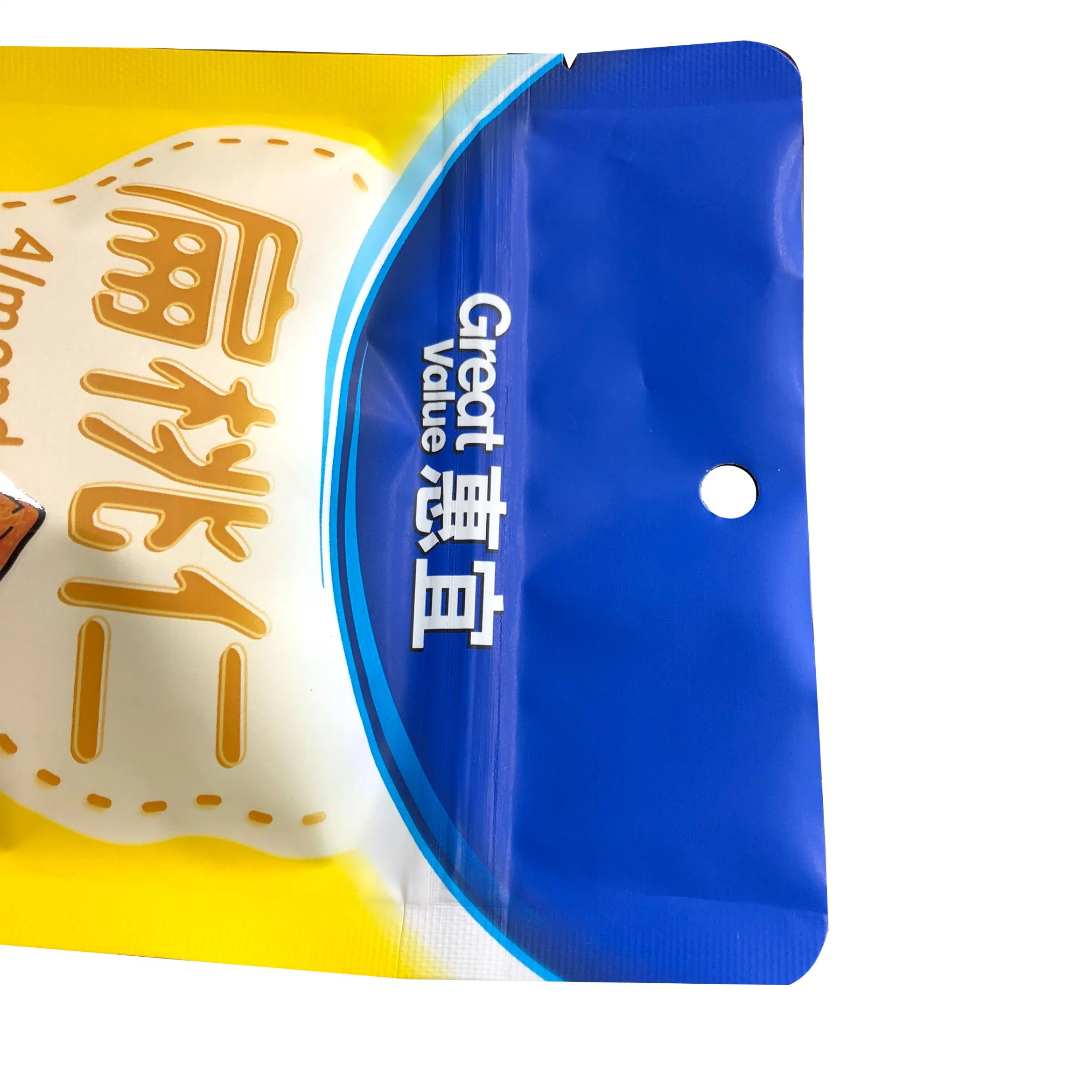 Aluminum Foil Material Hot Sells Doypack Stand up Pouch with Zipper for Food Nuts Packaging Pouch