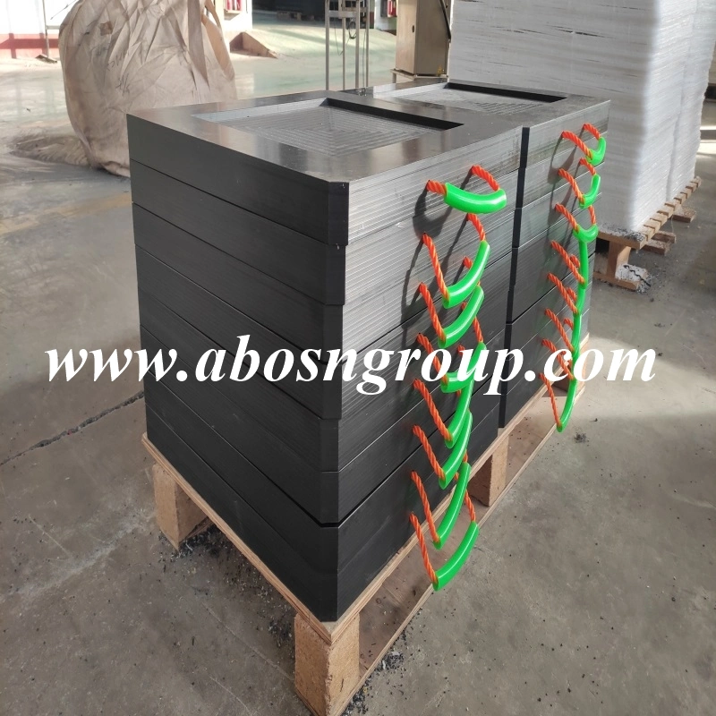 Logo Customized Crane Jack Support Plastic Pad with Handle