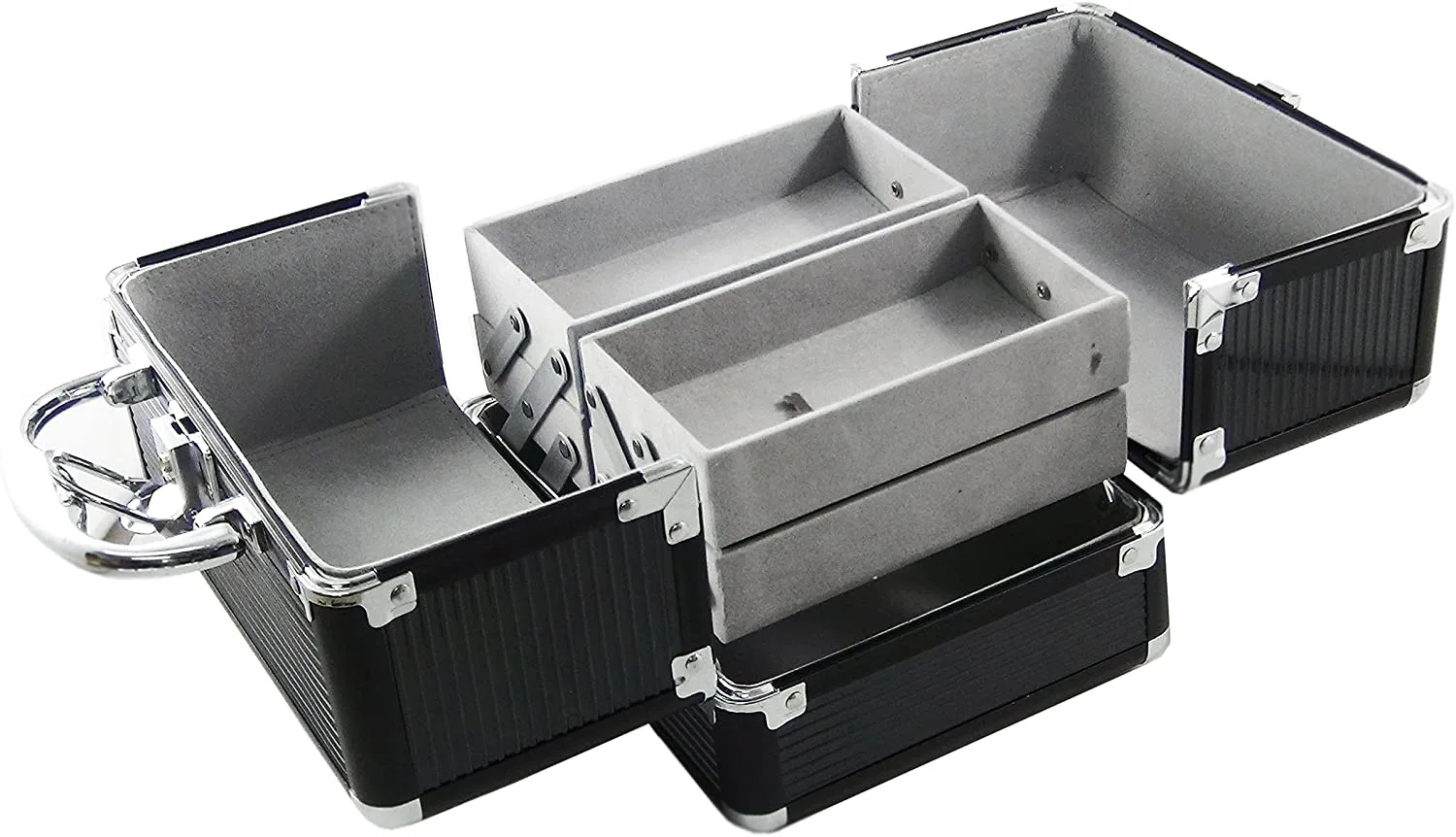 Makeup Aluminium Cosmetic Vanity Box Beauty Train Case