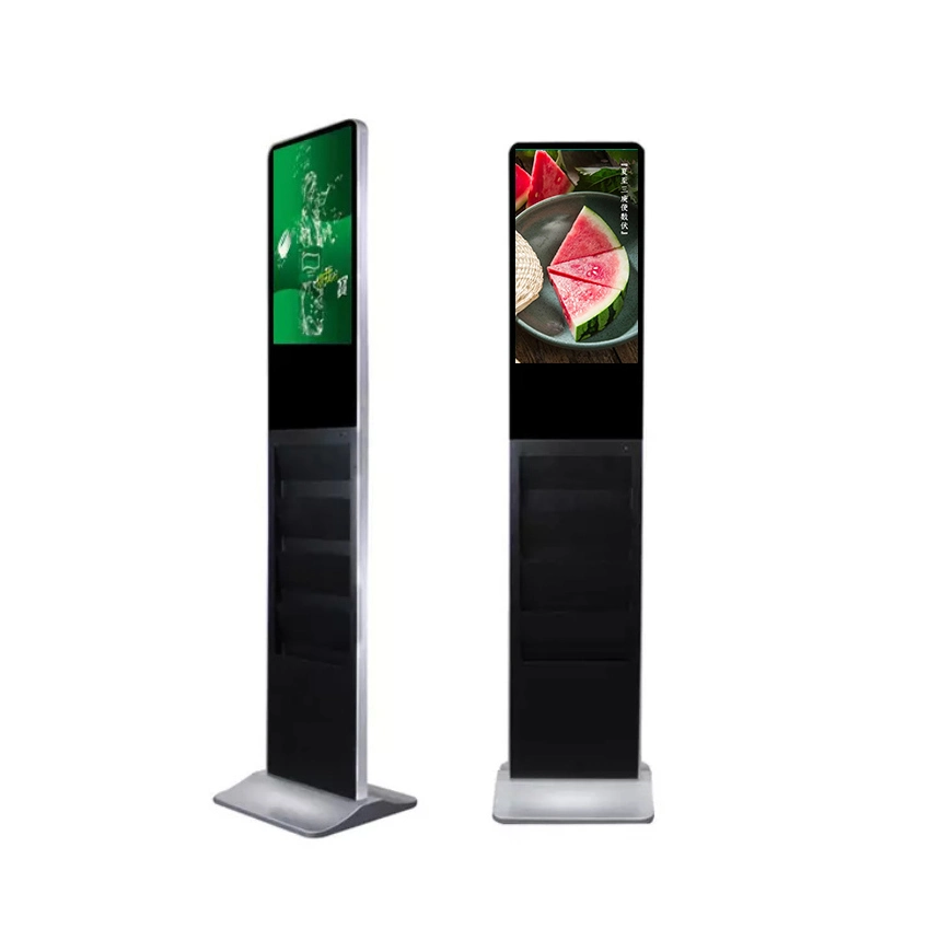 21.5 polegadas Floor Standing Indoor Magazine publicidade Digital Signage Kiosk TV