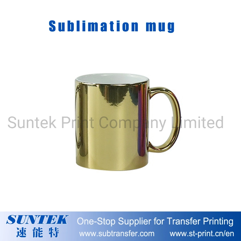 Blank Metallic Ceramic Color Mug for Sublimation Printing