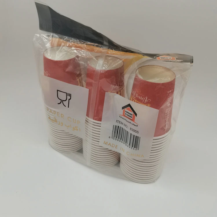 Supermarket Disposable Paper Cup Set Packing