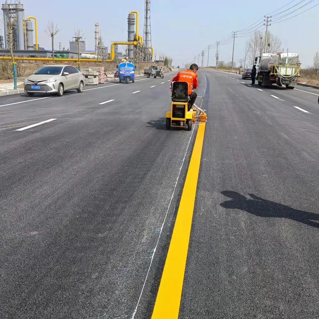 Electric Booster with Hand-Guided Hot Applied Road Marking Machine