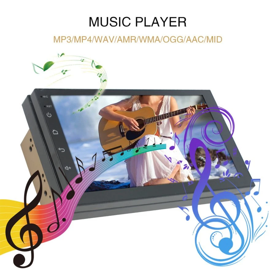 1DIN/2DIN 7inch Android 10.0 HD 1080P Full Touch Screen Car Stereo Car Radio Player with GPS Bluetooth WiFi Function