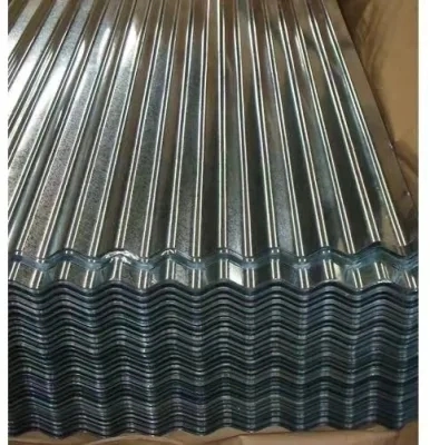 A653 Zinc corrugado Galvanized hierro techo de chapa metálica