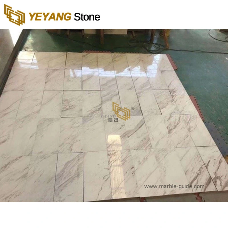 Volakas White Marble Slab / Fliesen für Küche / Arbeitsplatte / Boden / Wand Fabrikpreis