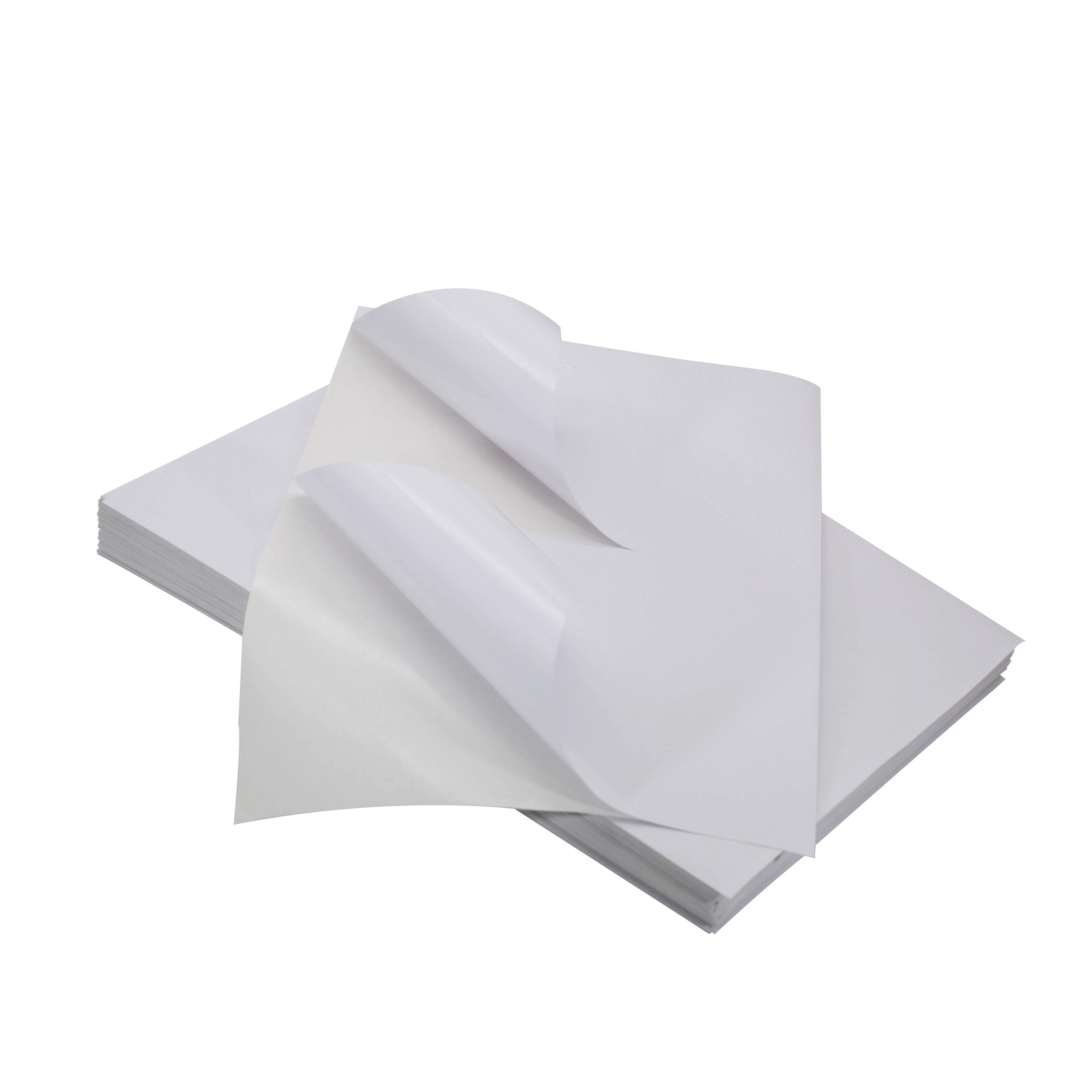 100 Sheets of Quality A4 White Matte/Glossy Self Adhesive Sticky Back Label Printing Paper