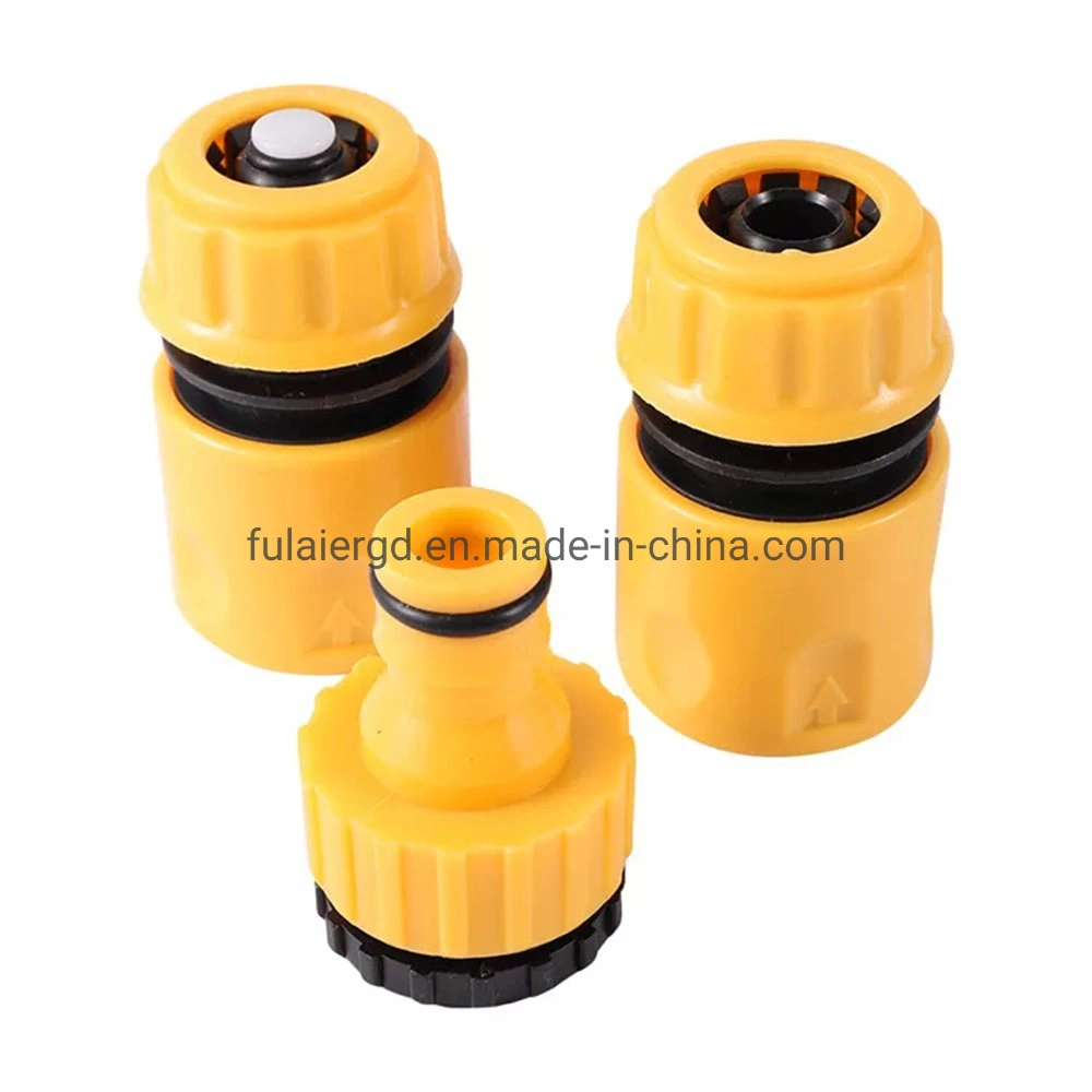 Car Wash Water Quick Coupling Kit for Irrigation 1/2 Inch Hose Stop Water Connectors Drip Irrigation Fittings