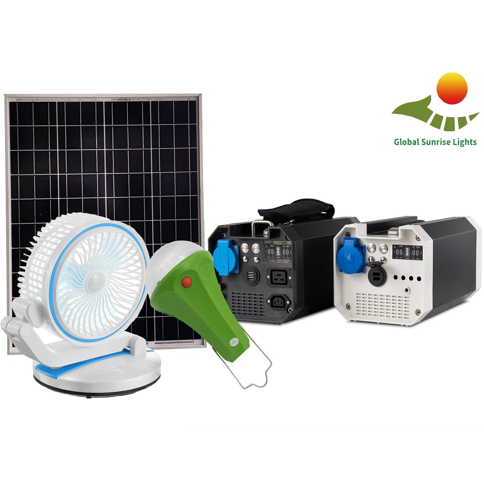 Système d'énergie solaire pour la maison de l'éclairage pour l'extérieur du Générateur solaire portable Camping générateurs de haute qualité avec panneau solaire