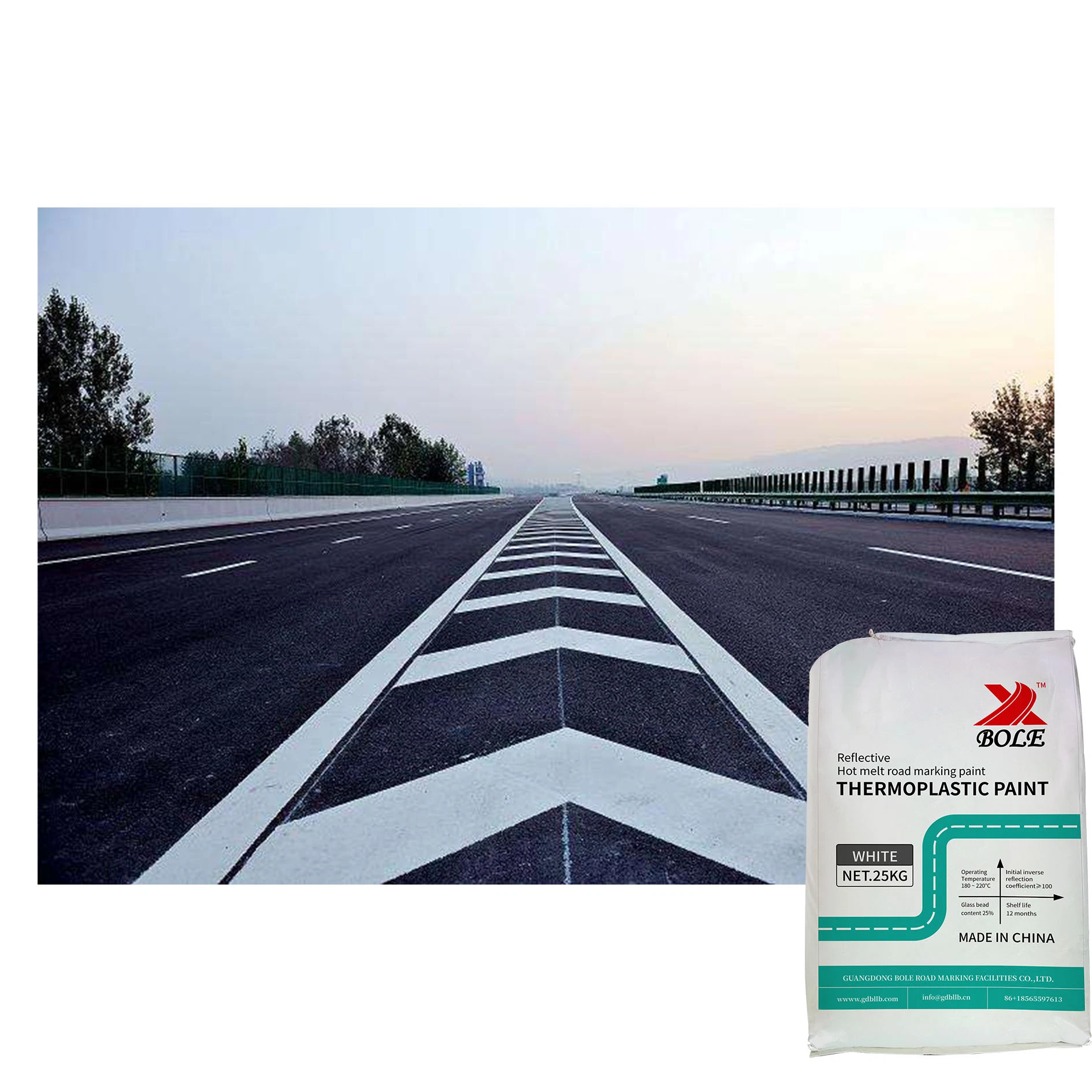 12 Months Powder Bole, to Be Customized Mark Road Line Marking Paint Suppliers