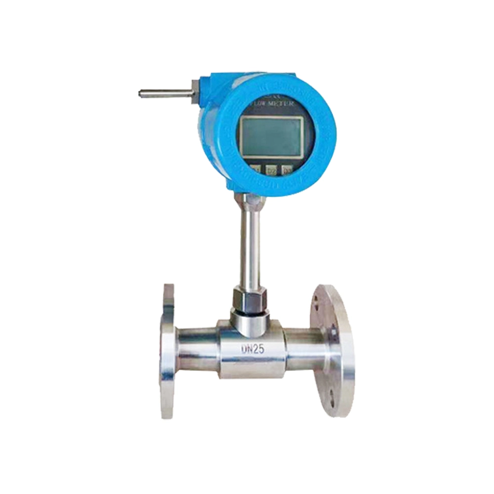 Medidor de fluxo de massa de gás natural tipo flange de alta temperatura