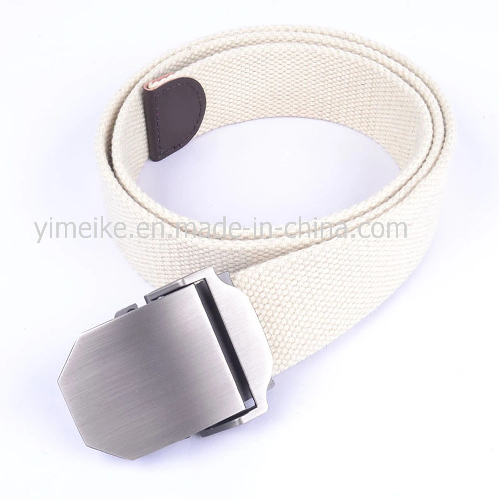 Original Factory OEM Durable Buckle Classical Casual Men Canvas Fabric Belt