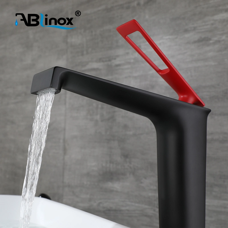 Ablinox Best Selling Modern Design Hot and Cold Bathroom 304 Stainless Steel Hot and Cold Water Mixer Tap