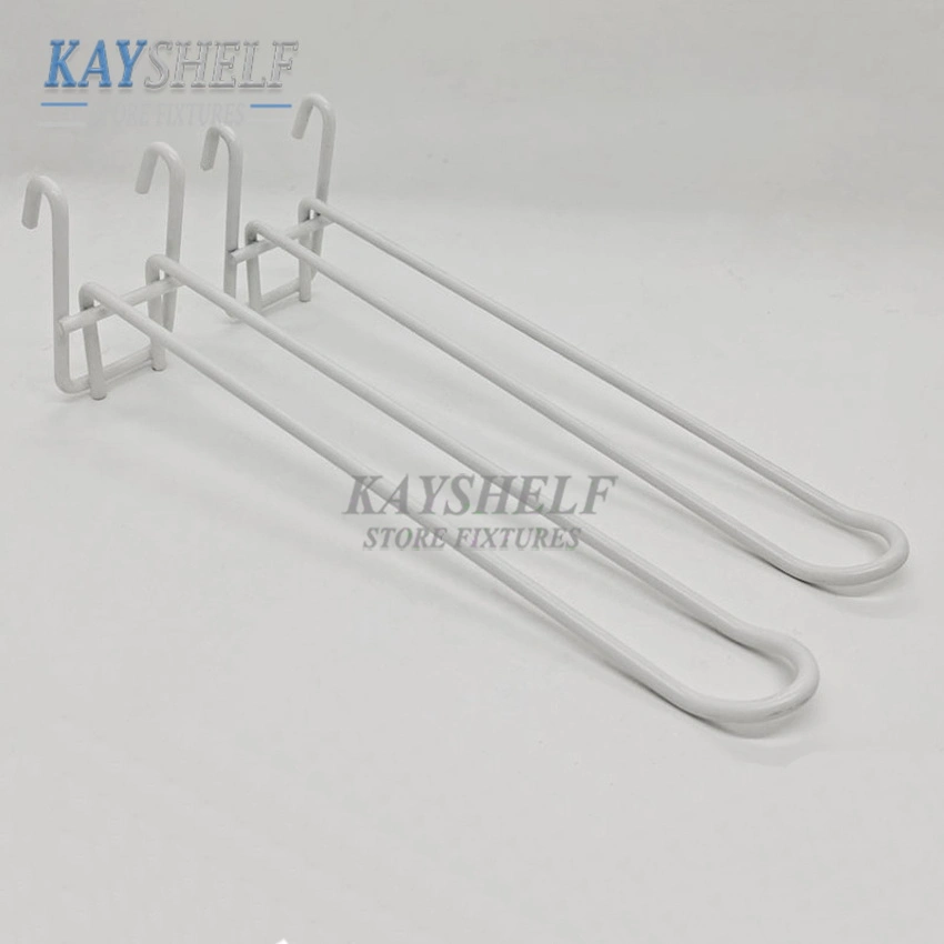 Shopfitting Metal Gridwall Steel Mesh Panel Shelf Display Wire Hook
