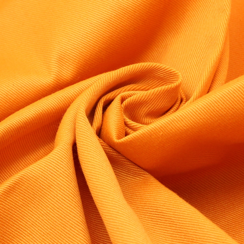 100% Cotton Woven Twill Poplin Plain Roll Garment Fabric Textile for Jaket Materials