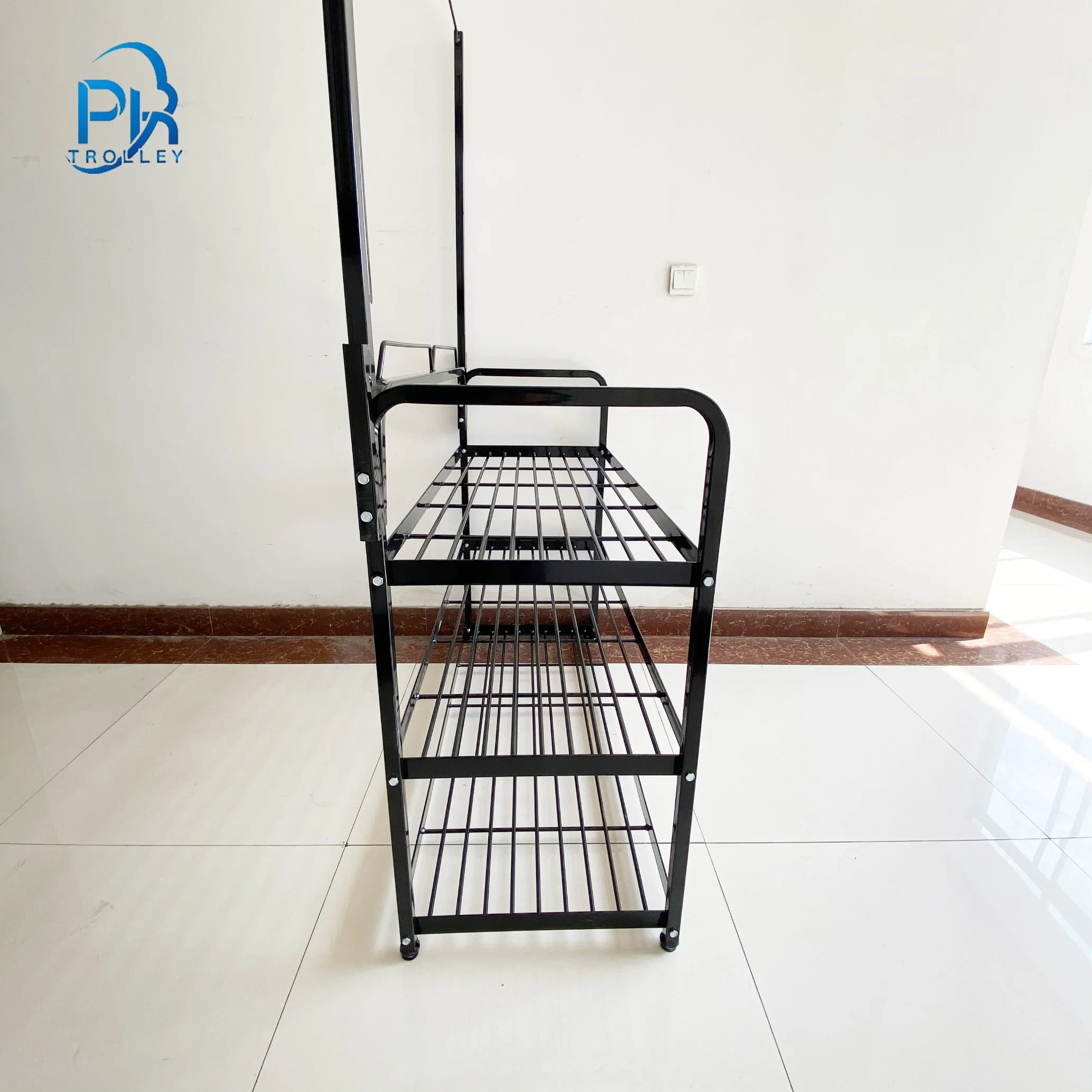 Battery Store Metal Steel Display Rack for Heavy Goods