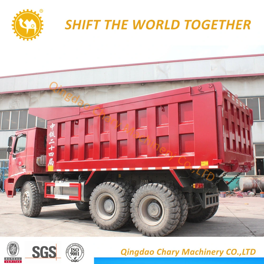 China Sinotruk HOWO Serie 6X4 Offste Kabine / Bergbau Dump / Kipper Truck