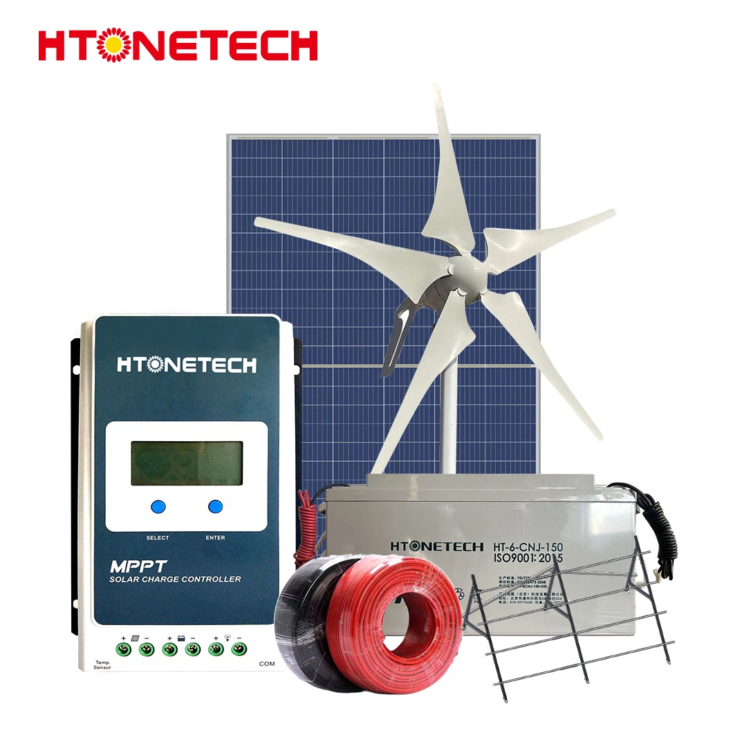 Htonetech 445 واط لوحة سيليكون Solar أحادية البلورات 100 كيلو واط 500kw 1MW Solar نظام الطاقة ثلاثي الأطوار الصين بقوة 1400 واط تعمل بالطاقة الشمسية وطاقة الرياح نظام الأطقم المنزلية خارج الشبكة