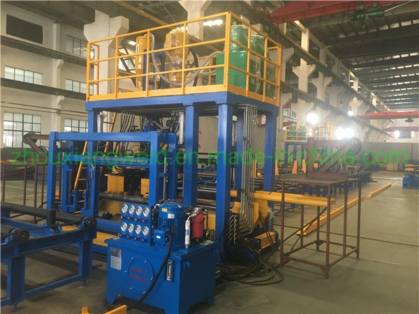 Tandem Submerged Arc Welding H Beam Horizontal Assembly Welding Automatic Line