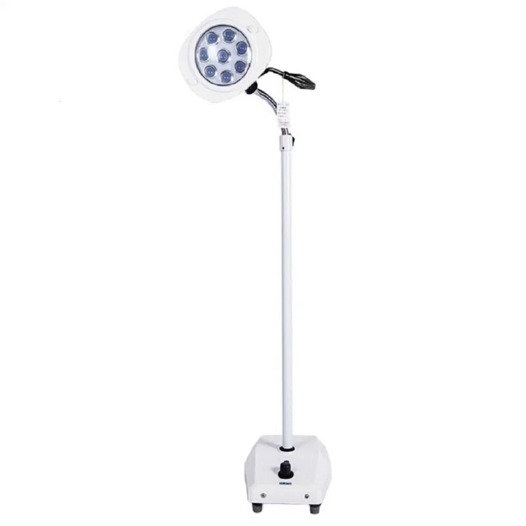 Snxin LED Lámpara quirúrgica 25W 12000Shadowless lux de luz de trabajo con ángulo ajustable a la cabeza de altura para el Hospital