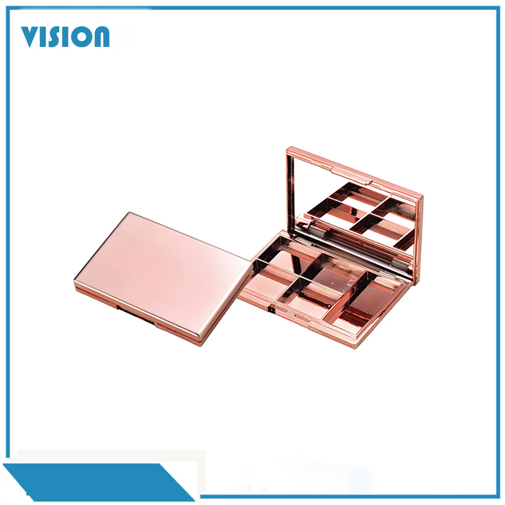 OEM Customized Cosmetic Eyeshadow Palette Box Make up Plastic Packaging