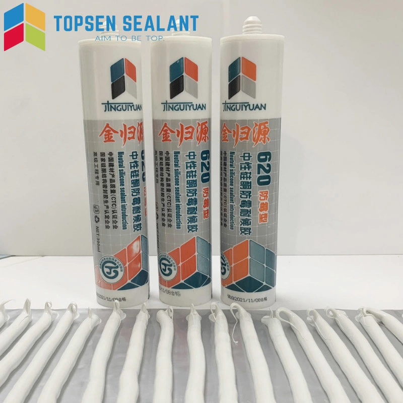 Window and Door Silicone Adhesive Sealant Oxime Type Weatherproof Cartridge Neutral Cure Adhesive Sealant