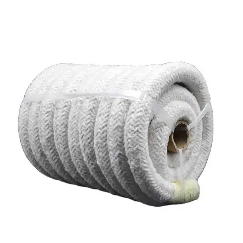 Made in China Heat Insulation Mineral Ceramic Fiber Sealing Fireproof Woven Textile Ropes