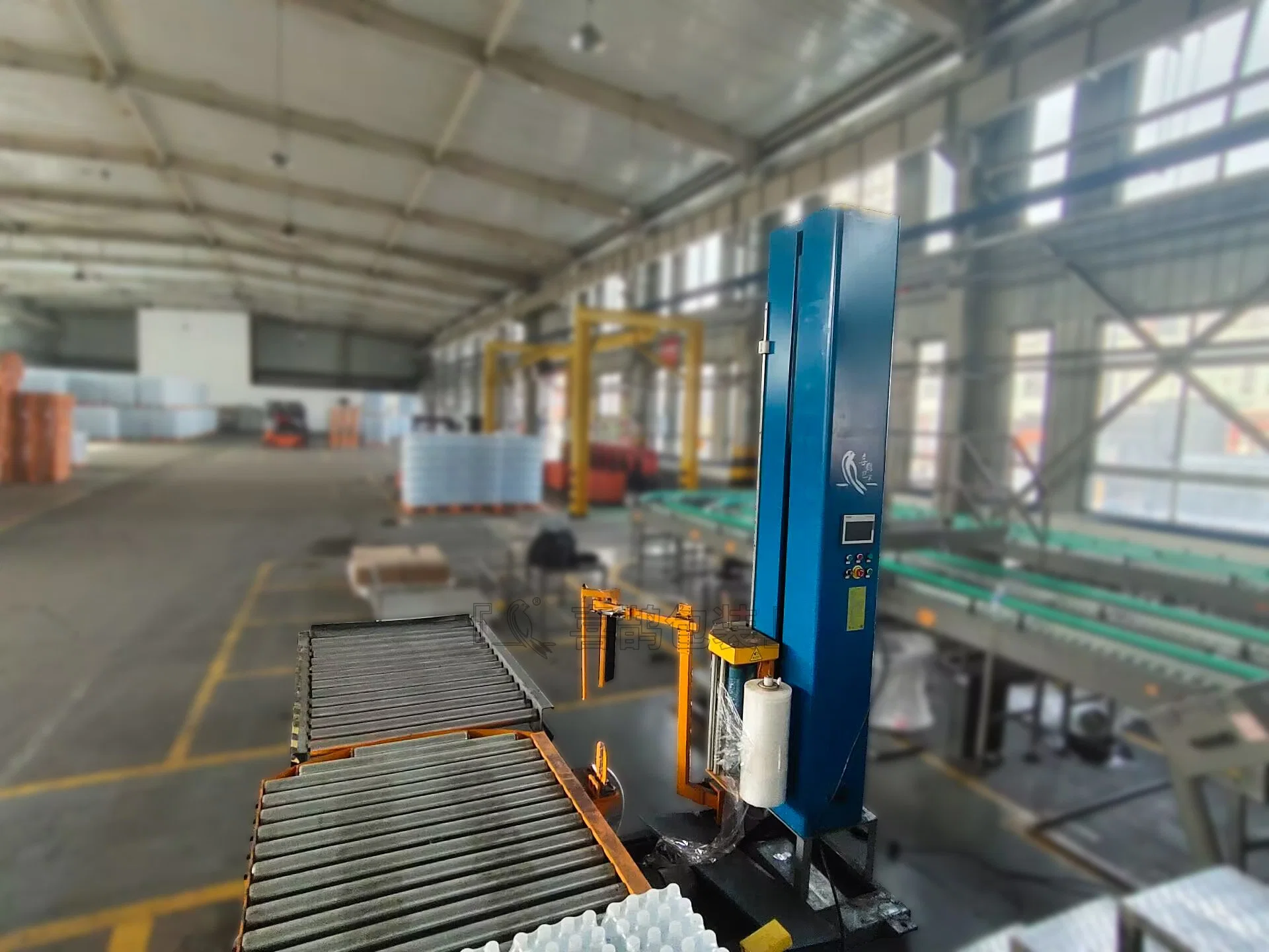 Pallet Online Winding Packaging Machine Pallet Wrapping Machine Docking Production Line