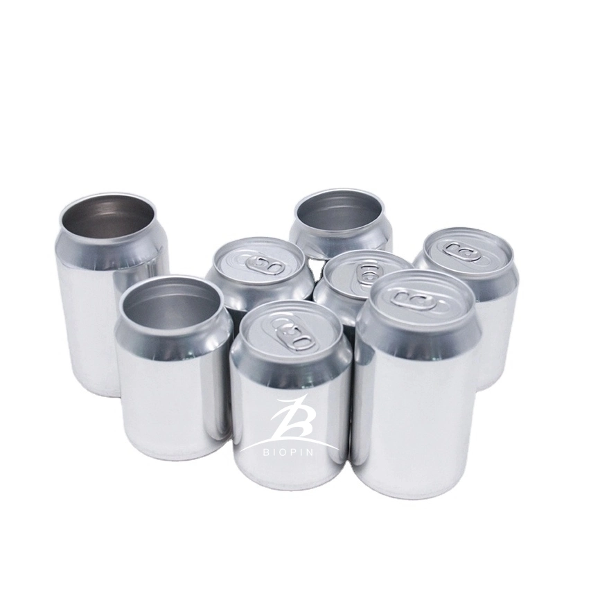 250ml Standard Aluminum Can and Lid for Drinks Packaging Container