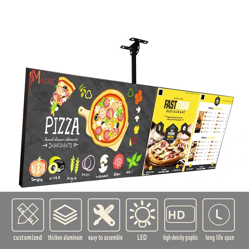 Wholesale/Supplier LED Menu Board Restaurant Fast Food Ordering Light Box