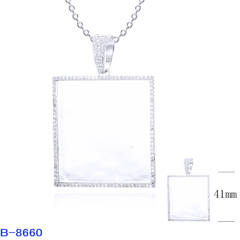 Wholesale/Supplier New Model 925 Sterling Silver Fashion Jewelry CZ Pendant for Women