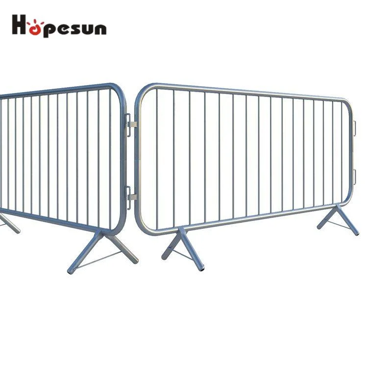 Galvanized Steel Crowd Control Barrier Temporary Fence for Sale