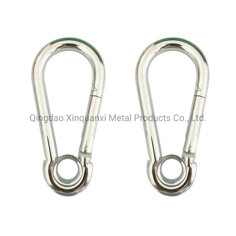 DIN5299A Galvanized High quality/High cost performance  Metal Carabiner Steel Snap Hook