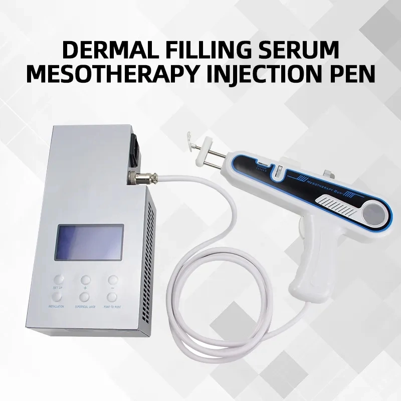 Wrinkle Removal Hyaluronic Acid Injection Skin Rejuvenation Lifting Mesotherapy Injector Meso Gun