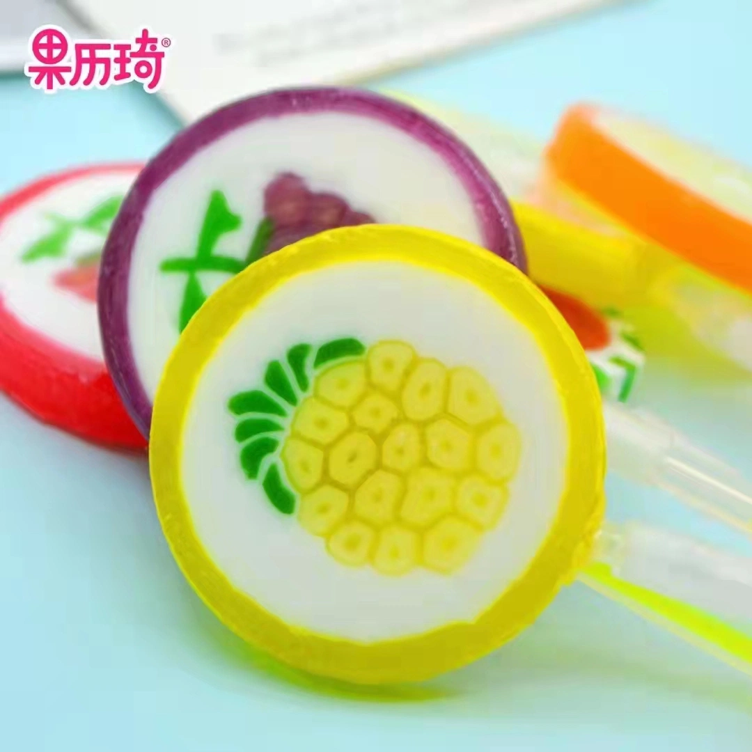 HACCP Certificate China Sweet Candy Fruit Flavored Lollipop Hard Toy Candy