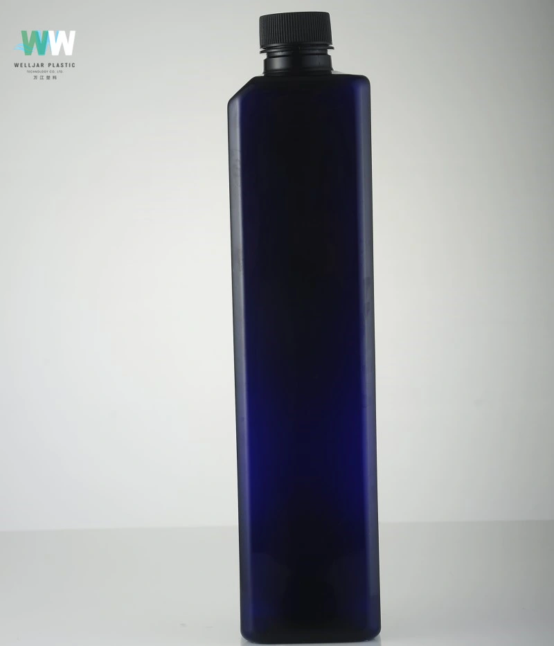 1100ml Plastic Pet Empty Oil Bottle Water Bottle with Screw Cap