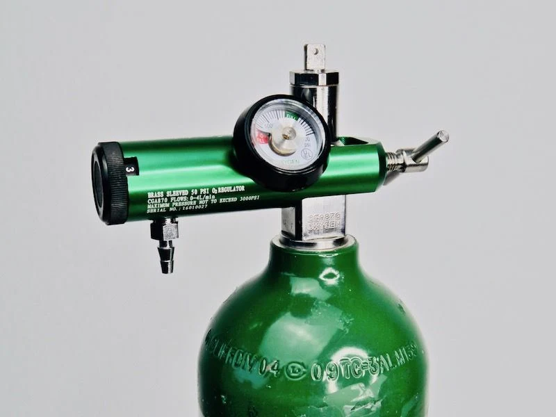 Hospital Medical Gas System G5/8 Male Oxygen Regulator