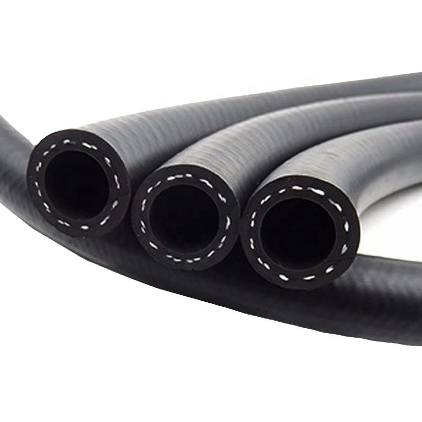 China Manufacturer 1/4 Inch Flexible Fuel Transfer Hose Smooth Cover Hydraulic Tube NBR Material Fuel Hoses