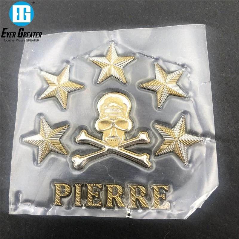 Custom logo autocollant de voiture de haute qualité TPU souple 3D Chrome logo autocollant de PVC de voiture