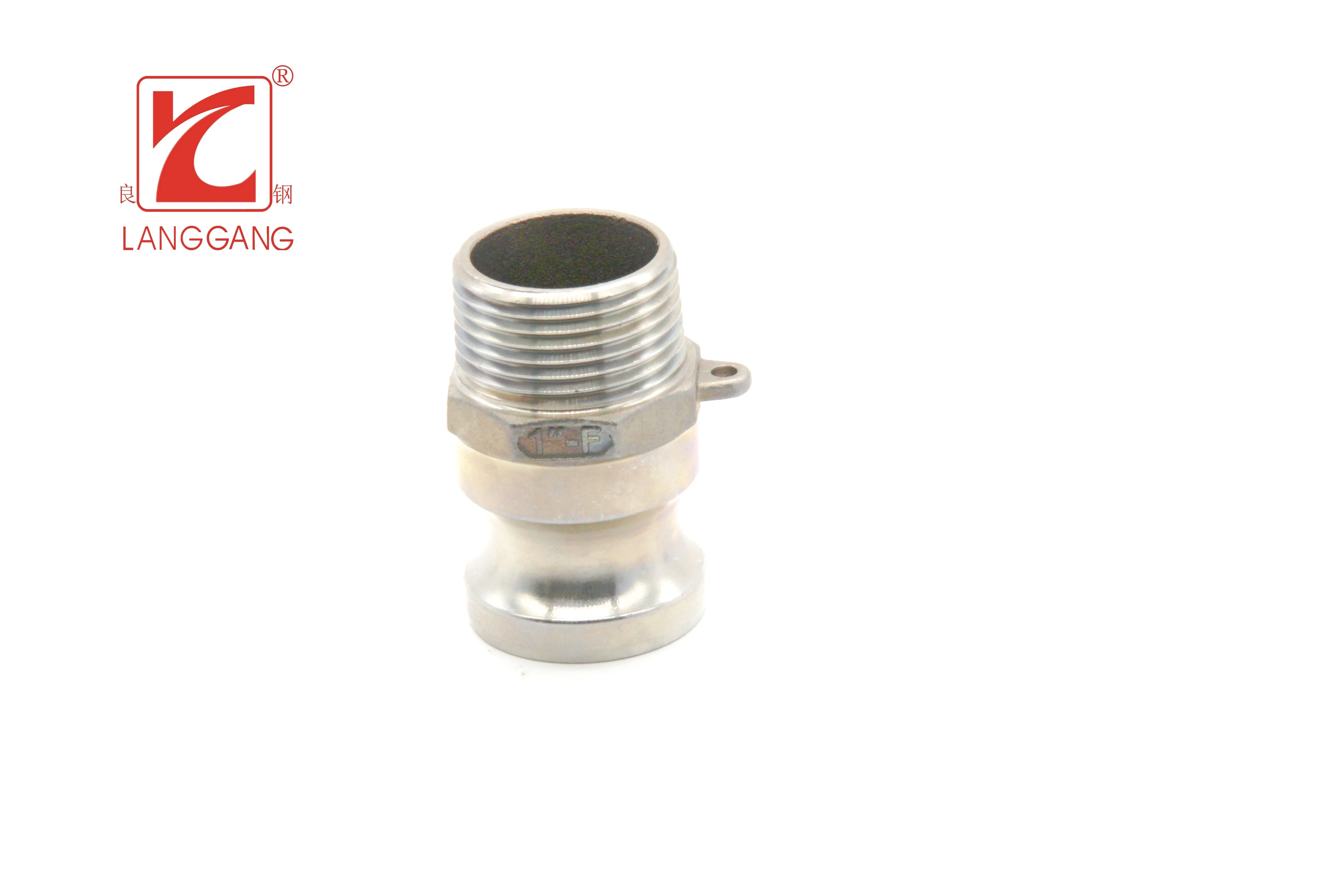 Standard 304 Stainless Steel Casted BSPT Male Thread Adaptor Camlock From Original Factory