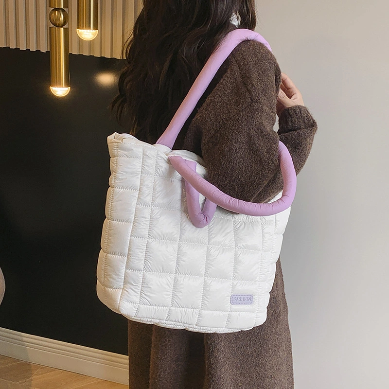 Sac sous les bras, décontracté, grande capacité, sac fourre-tout à bandoulière simple style occidental