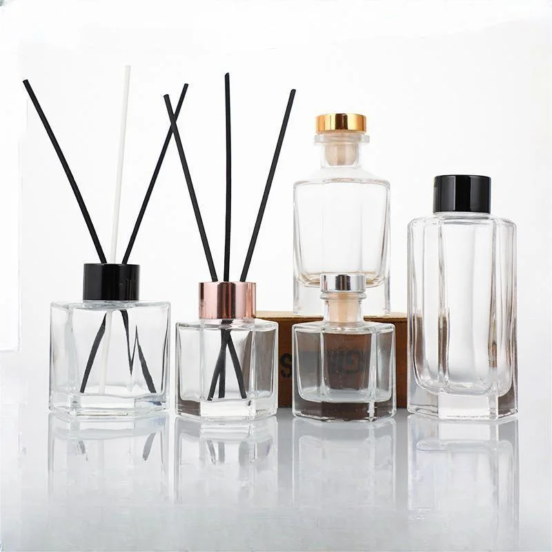 50ml 100ml 120ml Aroma Perfume Bottle Aromatherapy Empty Reed Diffuser Refill with Sticks